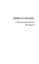 Cover of: American building by James Marston Fitch, James Marston Fitch