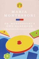 Cover of: Montessori Handbook by Maria Montessori