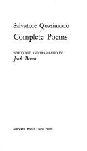 Cover of: Complete poems by Salvatore Quasimodo
