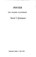 Cover of: Pinter, the player