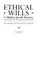 Cover of: Ethical wills