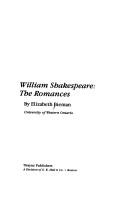 Cover of: English Authors Series - William Shakespeare: The Romances (English Authors Series)