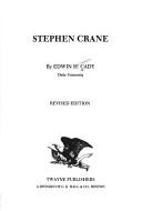 Cover of: United States Authors Series - Stephen Crane, Rev. Ed. (United States Authors Series)