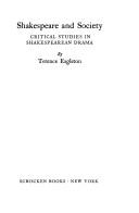 Cover of: Shakespeare and Society Critical Studies I by Terence Eagleton
