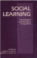 Front cover of Social Learning by Unknown