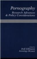 Cover of: Pornography: Research Advances and Policy Considerations (Communication)