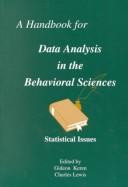 Cover of: A Handbook for Data Analysis in the Behavioral Sciences: Statistical Issues