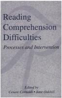 Cover of: Reading Comprehension Difficulties: Processes and Intervention