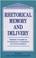 Cover of: Rhetorical memory and delivery