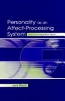 Cover of: Personality As An Affect-processing System: Toward An Integrative Theory