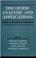 Cover of: Discourse analysis and applications