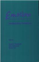 Cover of: Emotion: interdisciplinary perspectives