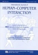Cover of: Computer Supported Cooperative Work--Making Information Aware: A Special Issue of the International Journal of Human-Computer Interaction