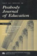 Cover of: Commemorating the 50th Anniversary of brown V. Board of Education:: Reconsidering the Effects of the Landmark Decision:a Special Issue of the peabody Journal ... Journal of Education, Vol 79, No 2, 2004) | Kenneth K. Wong