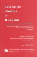 Cover of: Basic Processes in Early Second Language Reading: A Special Issue of scientific Studies of Reading