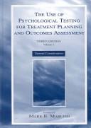 Cover of: USE OF PSYCH OLOGICAL TESTING  SET V1,2