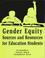 Cover of: Gender equity right from the start