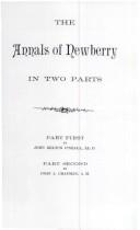 Cover of: The annals of Newberry, in two parts