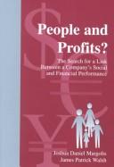 Cover of: People and Profits?: The Search for A Link Between A Company's Social and Financial Performance (Volume in Lea's Organization and Management Series)