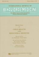 Cover of: International Journal of Behavioral Medicine by Jan Wallander