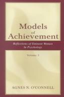 Cover of: Models of Achievement: Reflections of Eminent Women in Psychology, Volume 3 (Models of Achievement)