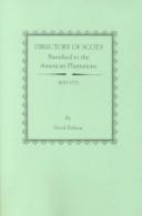 Cover of: Directory of Scots banished to the American plantations, 1650-1775 by David Dobson