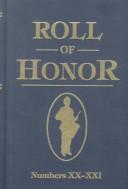 Cover of: Roll of Honor Nos. XX-XXI by Martha Reamy, Martha Reamy