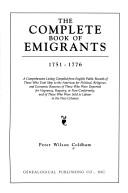Cover of: The complete book of emigrants by Peter Wilson Coldham