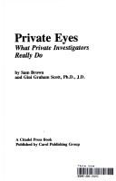 Cover of: Private Eyes by Sam Brown, Gini Graham Scott