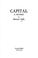 Cover of: Capital