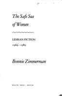 Cover of: The Safe Sea of Women | Bonnie Zimmerman