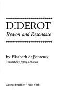 Diderot, reason and resonance by Elisabeth de Fontenay