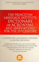 Cover of: The Princeton Language Institute 21st Century Dictionary of Acronyms & Abbreviations