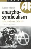 Cover of: Anarcho-syndicalism by Rudolf Rocker