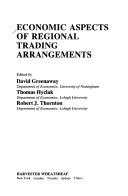 Cover of: Economic aspects of regional trading arrangements