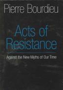 Acts of resistance by Bourdieu