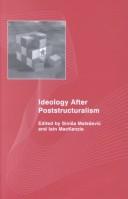 Cover of: Ideology After Poststructuralism (Social Sciences Research Centre Series) by 