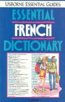 Cover of: Essential French Dictionary (Essential Guide Series)