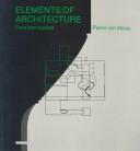 Cover of: Elements of architecture by Pierre von Meiss, Pierre Von Meiss, Pierre von Meiss