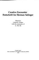 Cover of: Creative Encounter by 