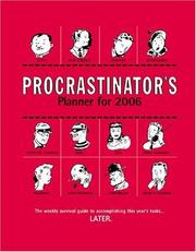 Cover of: Procrastinator's Planner 2006