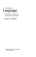 Cover of: The Territory of language: linguistics, stylistics, and the teaching of composition