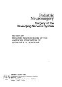 Cover of: Pediatric Neurosurgery by Robert L. McLaurin