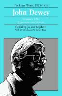 Cover of: John Dewey by John Dewey