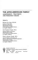 Cover of: The Afro-American family: assessment, treatment, and research issues
