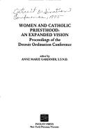 Cover of: Women and Catholic priesthood by Detroit Ordination Conference 1975.
