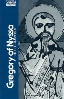 Cover of: Gregory of Nyssa | 