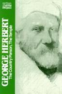 Cover of: George Herbert: The Country Parson, the Temple (Classics of Western Spirituality)