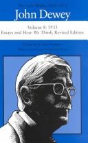 Cover of: John Dewey by John Dewey