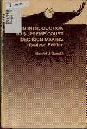 Cover of: An introduction to Supreme Court decision making